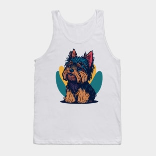 Yorkshire Terrier Portrait Tank Top